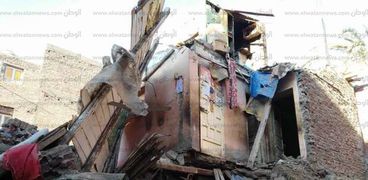 إصابة ربة منزل إثر سقوط سقف حجره نومها بوسط الإسكندرية