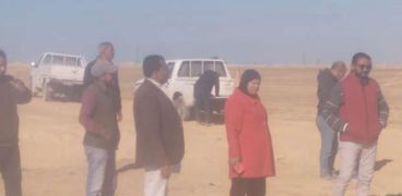 استرداد 200 فدان أملاك دولة بقرية طوخ الخيل بالمنيا