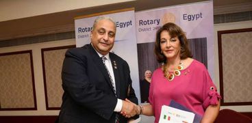 روتاري مصر وإيطاليا يوقعان بروتوكول شراكة دولية