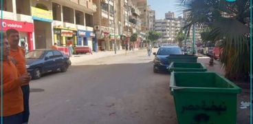 توزيع صناديق النظافة بالإسكندرية