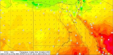 حالة الطقس غدًا الاثنين 21-3-2022 فى مصر.. أمطار على القاهرة والسواحل