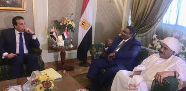 لقاء وزيري التعليم العالي في مصر والسودان