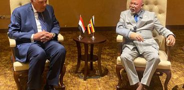 سامح شكري في لقاء مع وزير خارجية أوغندا