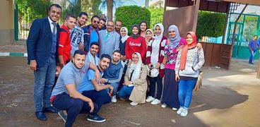 الفائزين في اتحادات طلاب جامعة المنيا