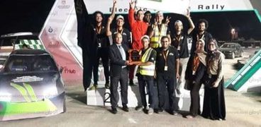 طلاب هندسة  القناة يفوزون بالمركز الثاني في رالي القاهرة الأول للسيارات الكهربية محلية الصنع والجائزة 250 ألف جنيه