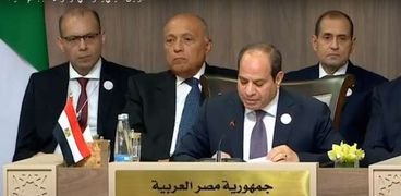 مشاركة الرئيس السيسي خلال مؤتمر الاستجابة الإنسانية الطارئة لغزة