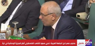 السفير محمد عرفي مندوب مصر الدائم لدى الجامعة العربية