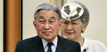 امبراطور اليابان وزوجته