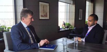 سفير الاتحاد الأوروبى الجديد خلال حواره مع «الوطن»