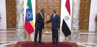 الرئيس السيسي ورئيس وزراء إثيوبيا آبي أحمد