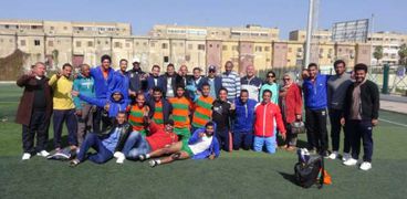 فريق جامعة المنيا لخماسي القدم