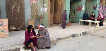 رانيا يوسف ومحمد لطفي بكواليس مسلسل المماليك