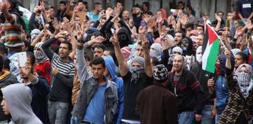 تظاهرات الفلسطينيين