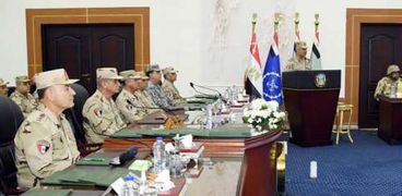 وزير الدفاع يشهد مشروع مراكز القيادة «جالوت 2» في المنطقة الغربية العسكرية