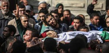 جنازة شهيد فلسطيني بقطاع غزة