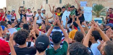 جانب من احتجاجات طرابلس