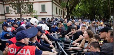 احتجاجات ألبانيا