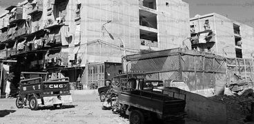 مساكن «الطوبجية» الآيلة للسقوط فى منطقة كرموز بالإسكندرية