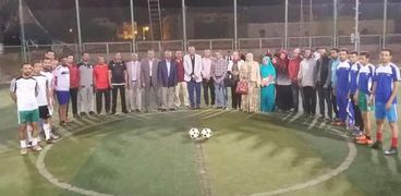 افتتاح دورى حزب مستقبل وطن لكرة القدم بمركزالداخلة في الوادي الجديد