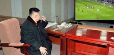صورة زعيم كوريا الشمالية التي تداولها رواد مواقع التواصل الاجتماعي