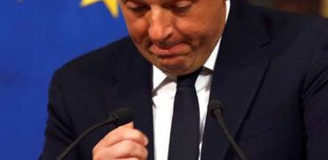 رئيس الوزراء الإيطالي المستقيل