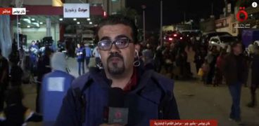 بشير جبر مراسل قناة القاهرة الإخبارية من قطاع غزة
