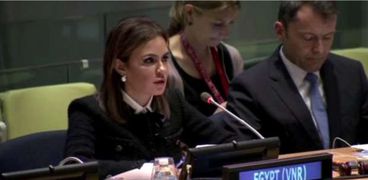 سحر نصر تعرض تقرير مصر الخاص بالتنمية المستدامة فى مقر الأمم المتحدة