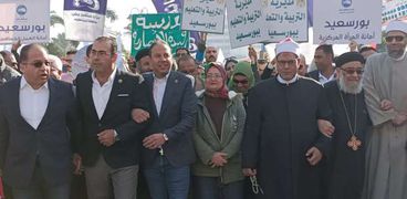 مسيرة حاشدة لأهالي بورسعيد