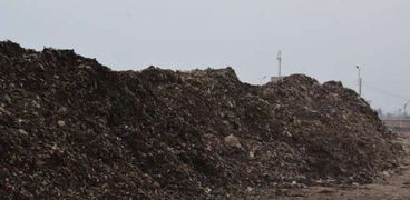 أكوام القمامة فى «كارفور طنطا» كالجبال