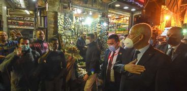 الرئيس التونسي خلال زيارته لمصر