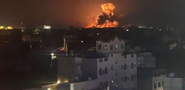 قصف الأهداف الحوثية باليمن