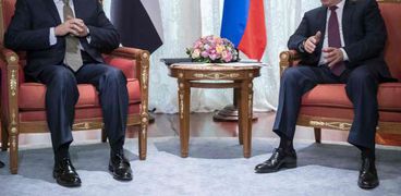 الرئيس الروسى «بوتين» خلال لقائه الرئيس «السيسى»