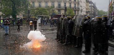 اشتباكات بين الشرطة والمتظاهرين في عدة مدن فرنسية