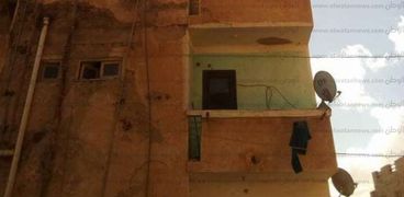 إنهيار جزء من سقف عمارة سكنية بمدينة الضبعه