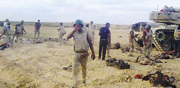 قوات الجيش خلال تطهير سيناء من البؤر الإرهابية «صورة أرشيفية»