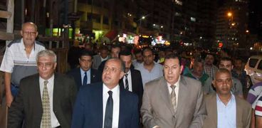 محافظ الإسكندرية يتفقد الشوارع
