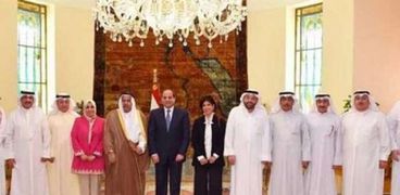 لقاء الرئيس عبدالفتاح السيسي برؤساء تحرير الصحف الكويتية