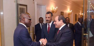 الرئيس السيسي يستقبل  نائب رئيس جمهورية غينيا الاستوائية