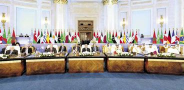 الرئيس السيسى خلال قمة «القاهرة للسلام» لحل القضية الفلسطينية