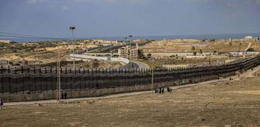 محور صلاح الدين على الحدود بين مصر وقطاع غزة