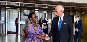 نائب وزير الخارجية للشؤون الأفريقية يستقبل نائبة رئيس مفوضية الاتحاد الأفريقي خلال زيارتها لمصر