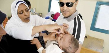 انطلاق الحملة القومية للتطعيم ضد مرض شلل الأطفال بالمنوفية