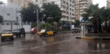 أمطار في الإسكندرية - صورة أرشيفية