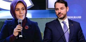 وزير المالية التركي وزوجته