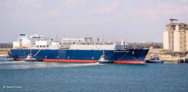 ميناء دمياط يستقبل ناقلة الغاز المسال