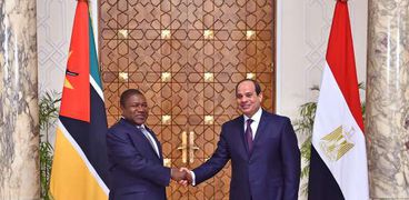الرئيس عبد الفتاح السيسي ورئيس موزمبيق
