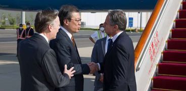 وصول وزير الخارجية الأمريكي إلى بكين