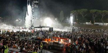 حفل المغني الأمريكي ترافيس سكوت في روما