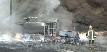 حريق سابق في إيران
