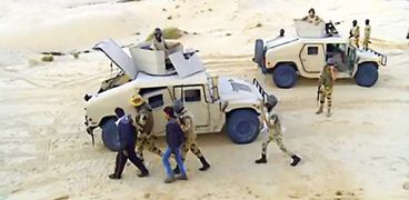 عمليات الجيش فى سيناء ضد الإرهابيين «صورة أرشيفية»